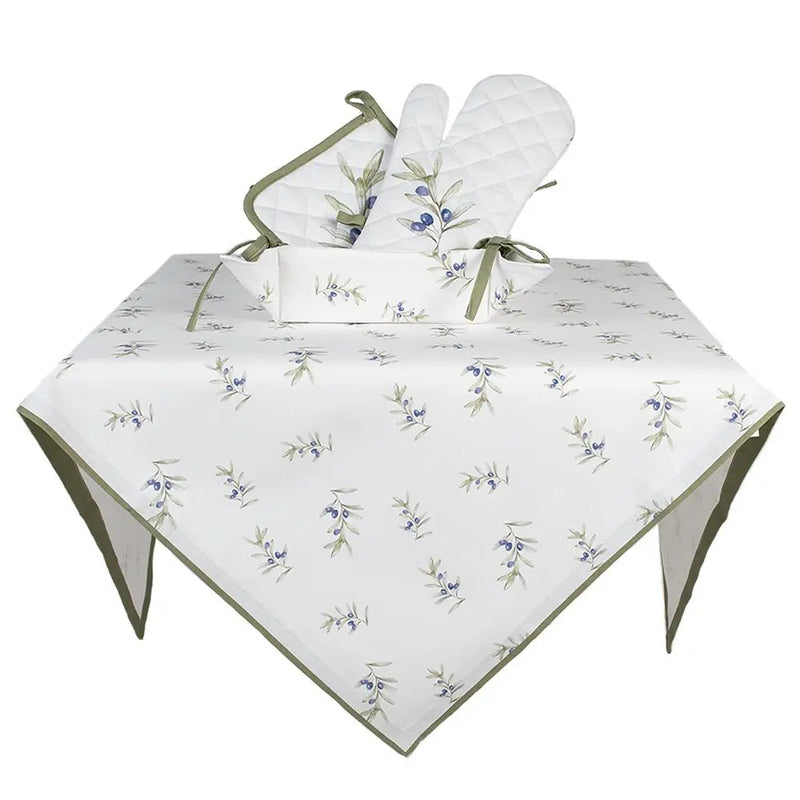 Nappe en lin naturel et coton élégant — linge de table Zistyhome
