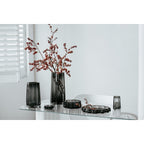 Vase haut de luxe moderne-classique, design belge élégant, LENOX 40 Gris