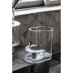 Art de la Table Vase moderne de style constructiviste, design haut de gamme, verre clair FUSIO 25 Zistyhome art de la table