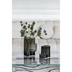 Vase haut moderniste innovant, design haut de gamme, constructiviste FUSIO 32 Gris