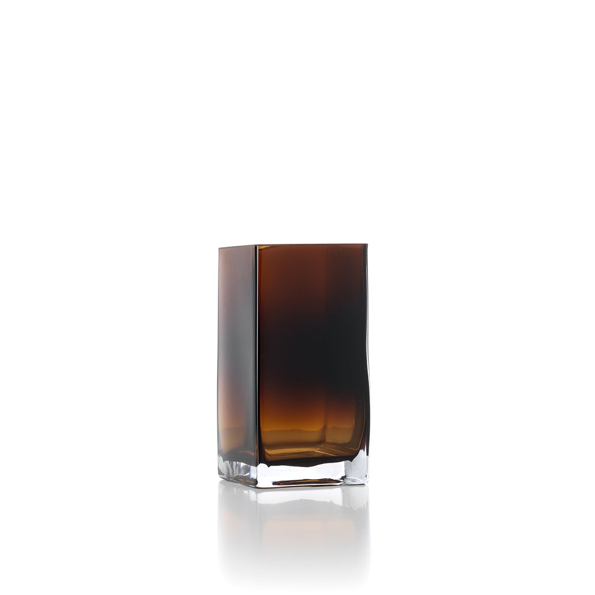Le Vase Cuboïde Ambre - Ambre - S