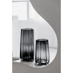 Vase haut de luxe moderne-classique, design belge élégant, LENOX 40 Gris