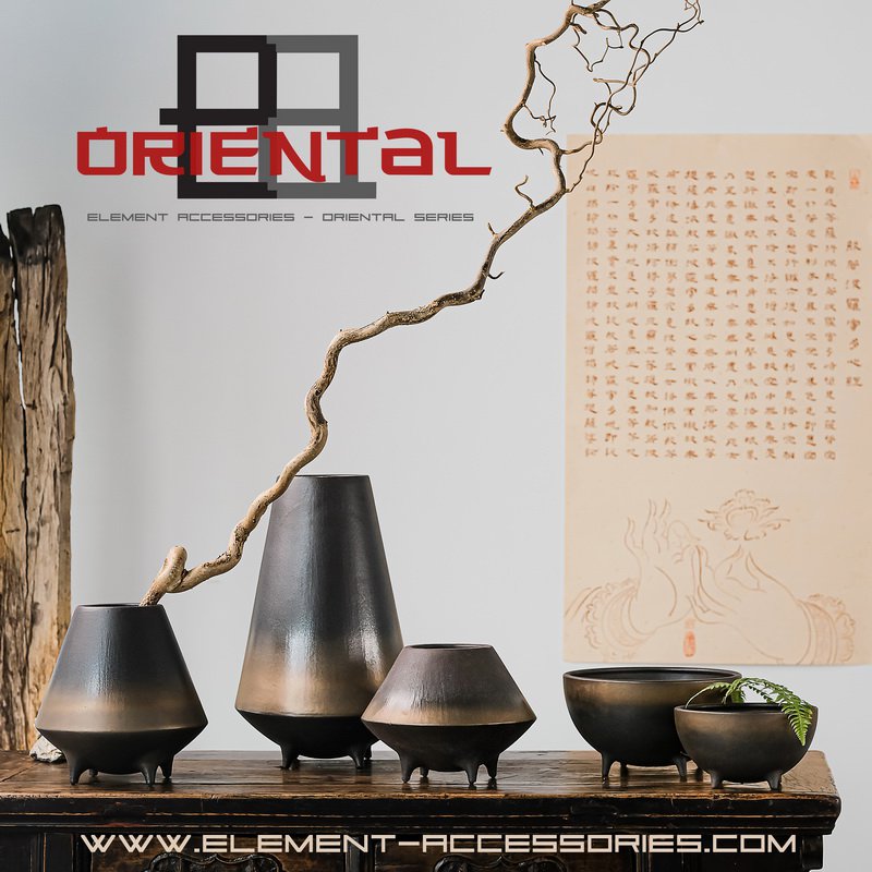 NouveauVase/bol design haut de gamme en céramique moderne East+West OTA35