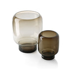 Le Vase Smoky Cube - Marron - S
