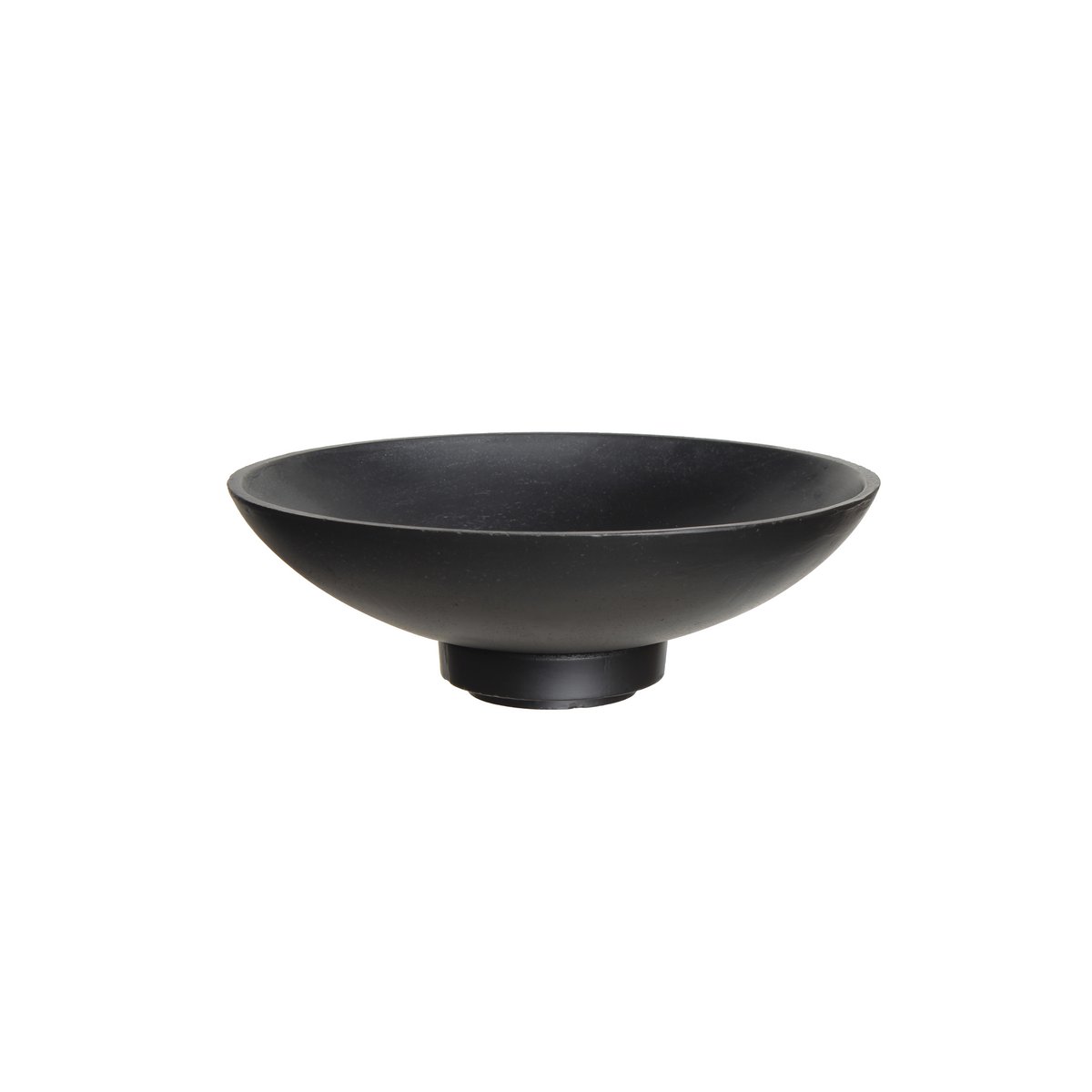 Art de la Table Grand Bol Design Moderne, en micro ciment, noir, RUD12BK Zistyhome art de la table