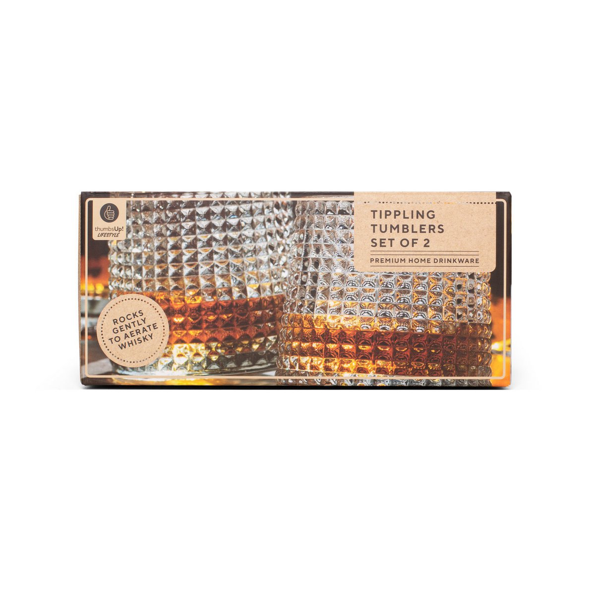 Verres à Whisky - Tippling Tumblers (lot de 2)