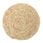 Set de table rond en raphia (lot de 2, 4 ou 6) URUP