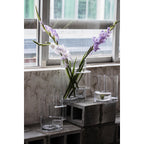 Art de la Table Vase en verre au design innovant avec une touche constructiviste, verre transparent FUSION 20 Zistyhome art de la table