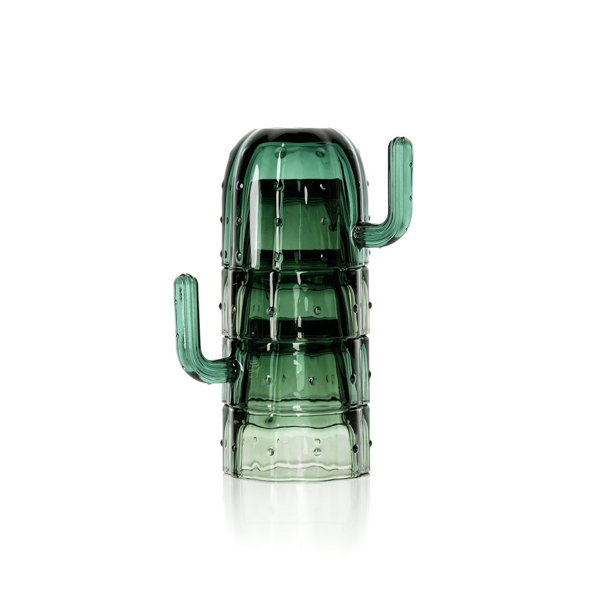 Verres The Stack-a-Cactus - Vert - Lot de 4