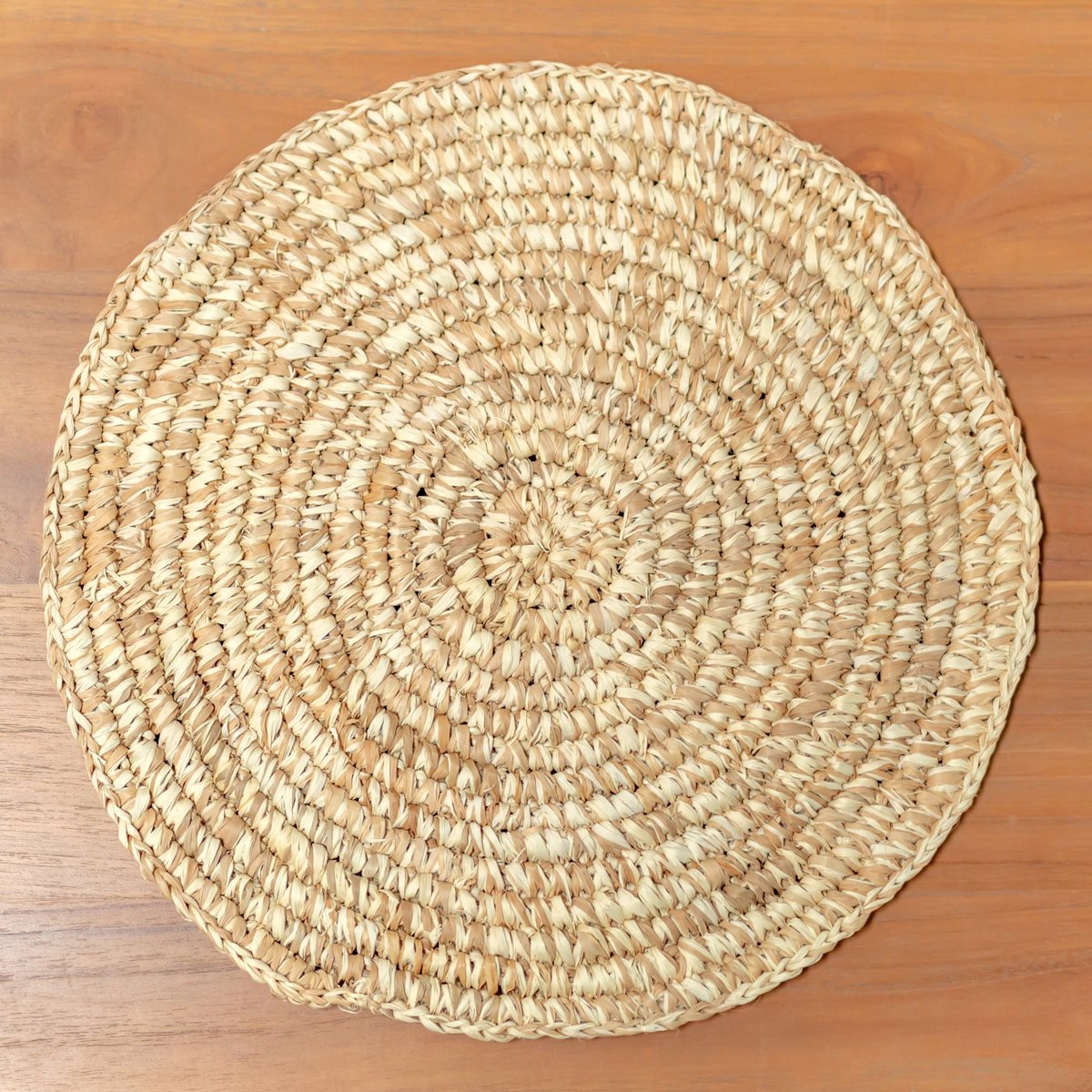 Set de table rond en raphia (lot de 2, 4 ou 6) URUP