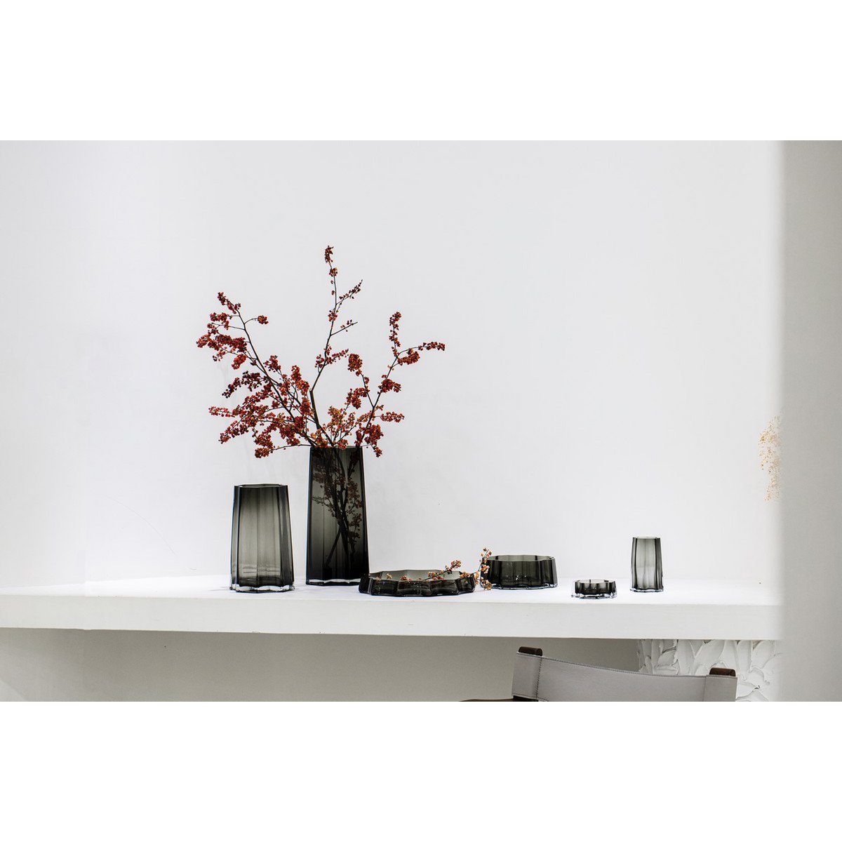 Bol de luxe moderne-classique, design élégant, LENOX 08 Gris