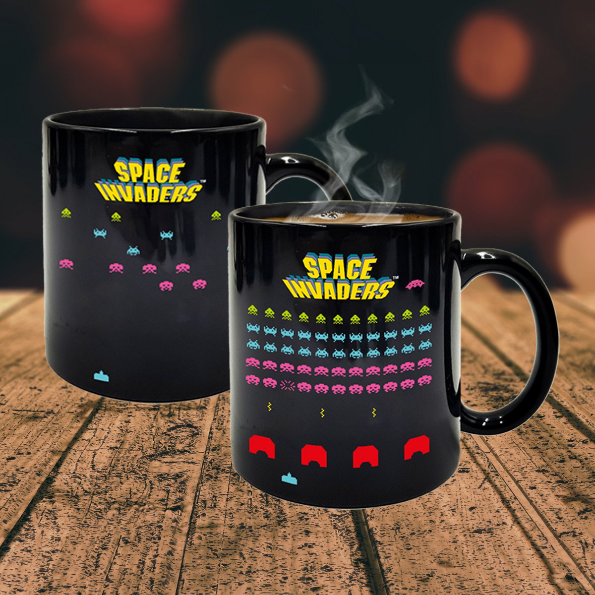 Space Invaders - Tasse "Space Invaders" - avec changement de couleur