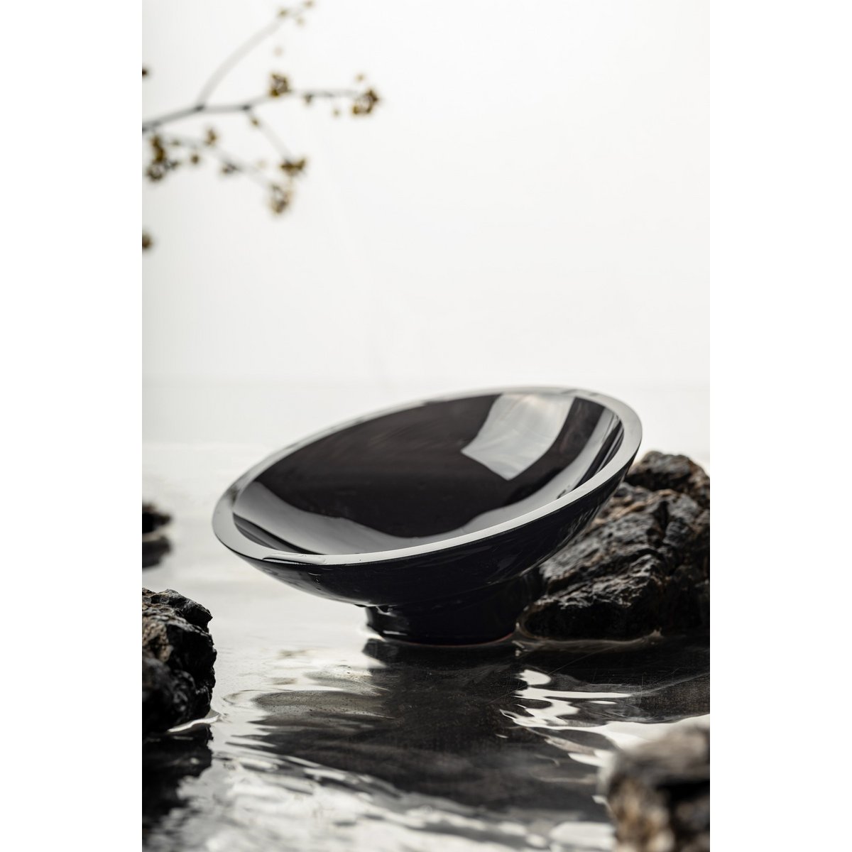 Art de la Table grand bol design moderne et innovant, RUD12ZW, verre de luxe Zistyhome art de la table