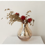 Art de la Table vase en verre en forme de bulbe : ENVIE26GO Zistyhome art de la table