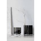 Nouveau vase au design moderne inspiré de CORAL et Aalto, COR13 gris