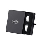 4 Fil de bague de serviette set, Noble Silver-plaqué, hébergé, longueur 6 cm EDZARD-SHOP.com