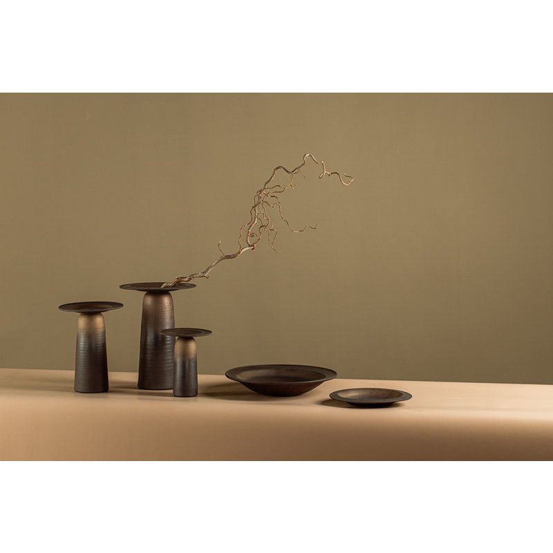 Art de la Table Nouveau grand bol plat en céramique moderne Est + Ouest, ULF06BB Zistyhome art de la table