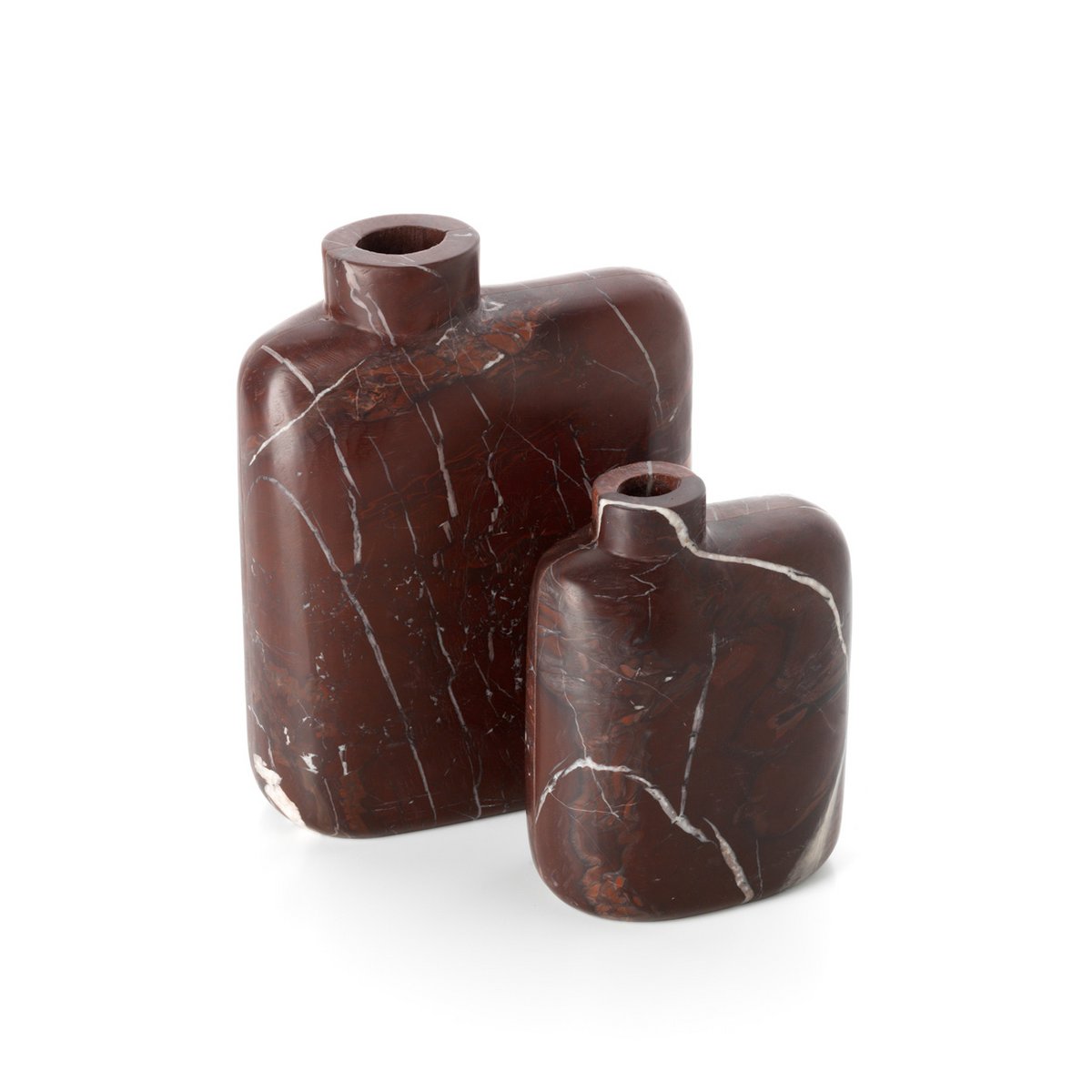 Le Vase en Marbre Rosso Levanto - Vin Rouge - Bas