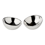 EDZARD set de 2 bols Asti, acier inoxydable poli miroir, diamètre 10 cm, hauteur 5 à 8 cm
