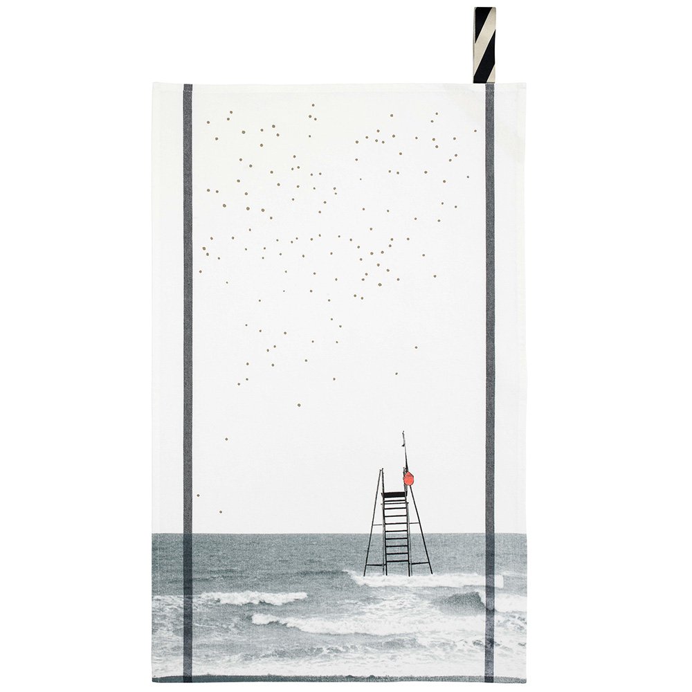 Torchon Plouf Blanc 50 x 70