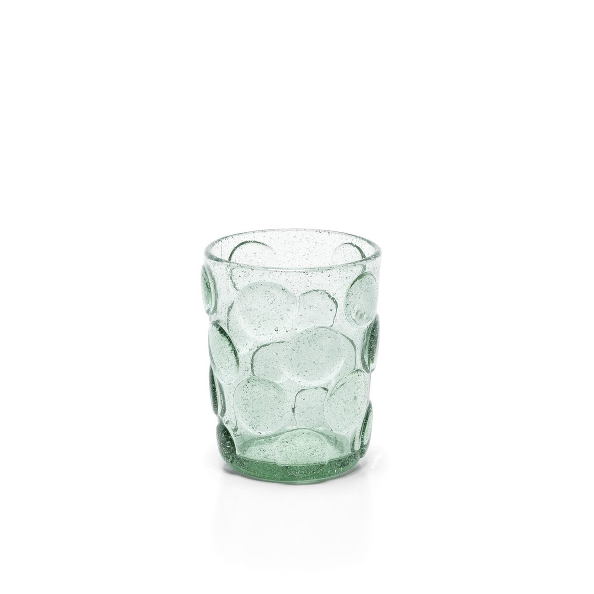 Le verre à eau Frosted Dot - Aqua