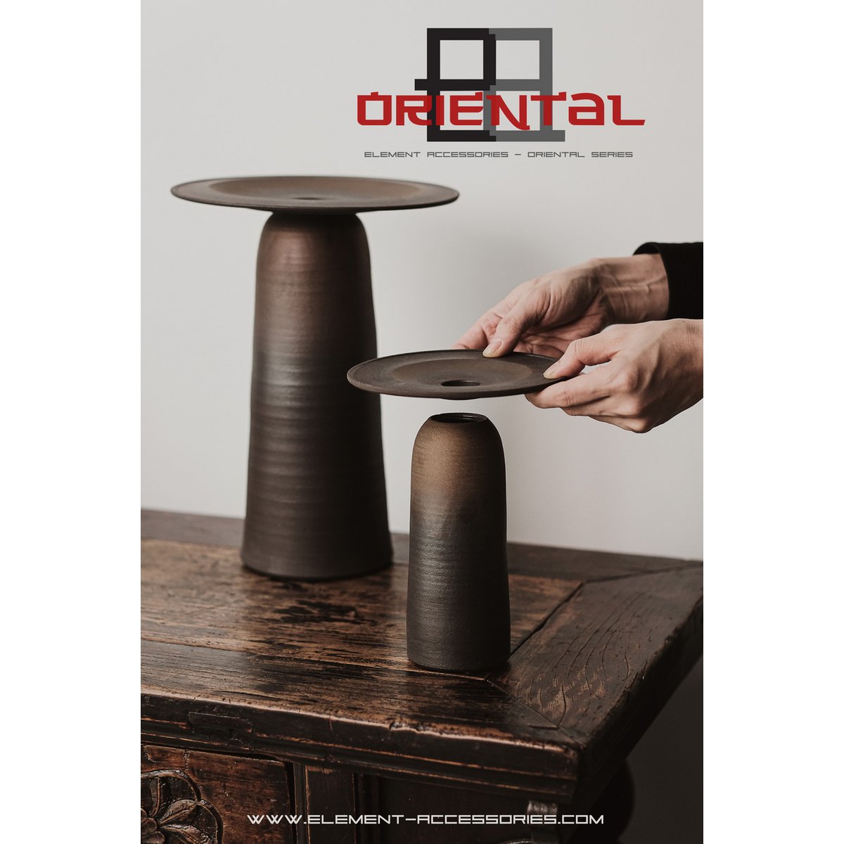 vase en céramique au design haut de gamme innovant, East+West, ULF28BB