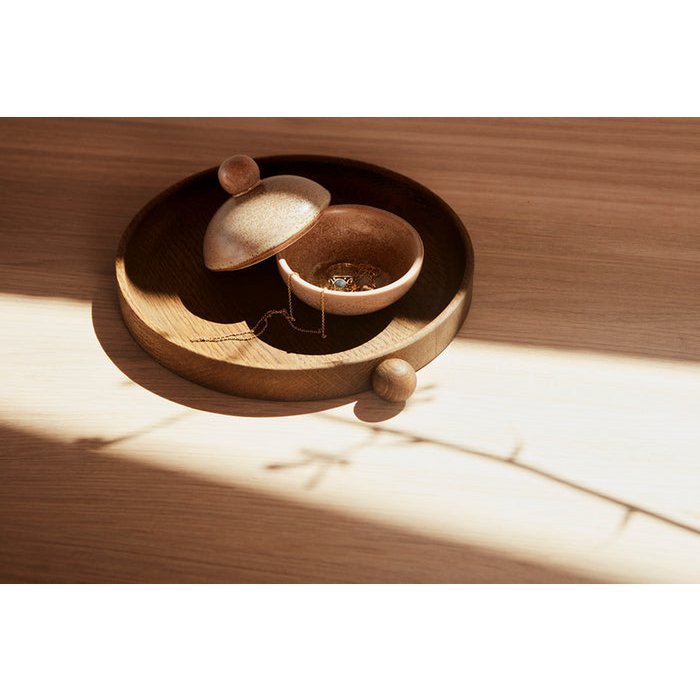 Plateau en Bois Inka Rond - Petit