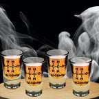 Mad Monkey - Verres à shot avec formule alcoolisée (lot de 4)