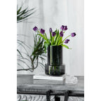Vase design rétro moderne, couleur gris foncé, TYLER12GR
