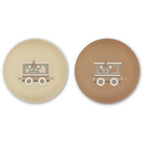Assiette creuse en bioplastique (PLA) Villum 2 pcs.