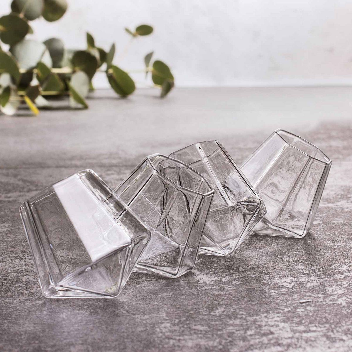 Verres à liqueur en diamant (Ensemble de 4)
