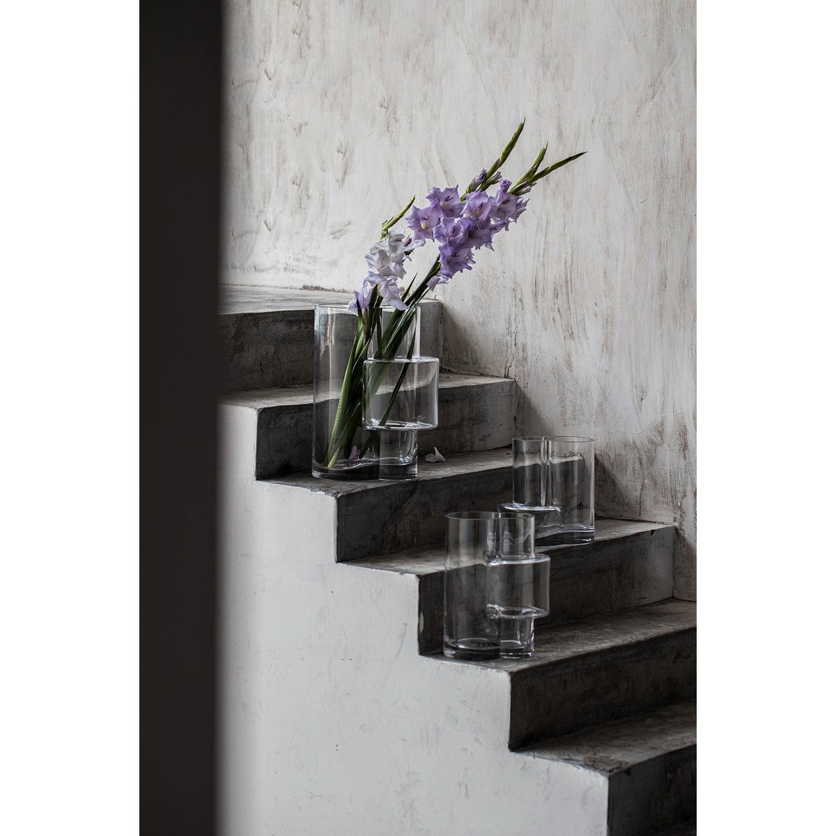 Art de la Table Vase en verre au design innovant avec une touche constructiviste, verre transparent FUSION 20 Zistyhome art de la table
