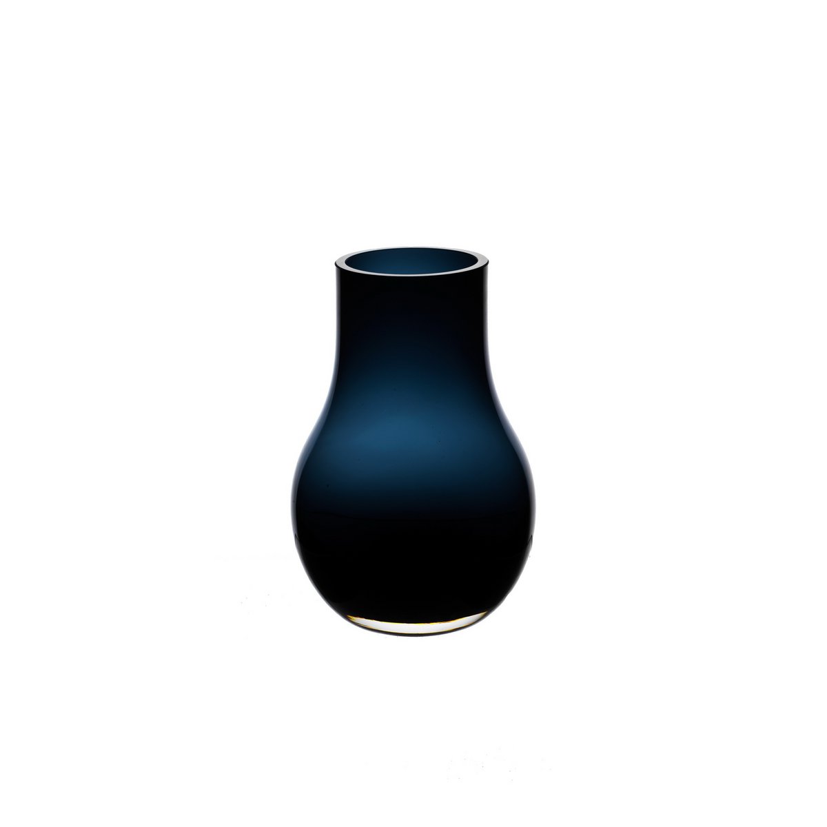 Art de la Table Vase élégant et moderne le plus vendu en verre de qualité bleu profond, DAVOS10 Zistyhome art de la table