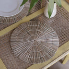 Set de table (Lot de 2, 4 ou 6) 35 cm | Set de table ALANG en jonc de mer