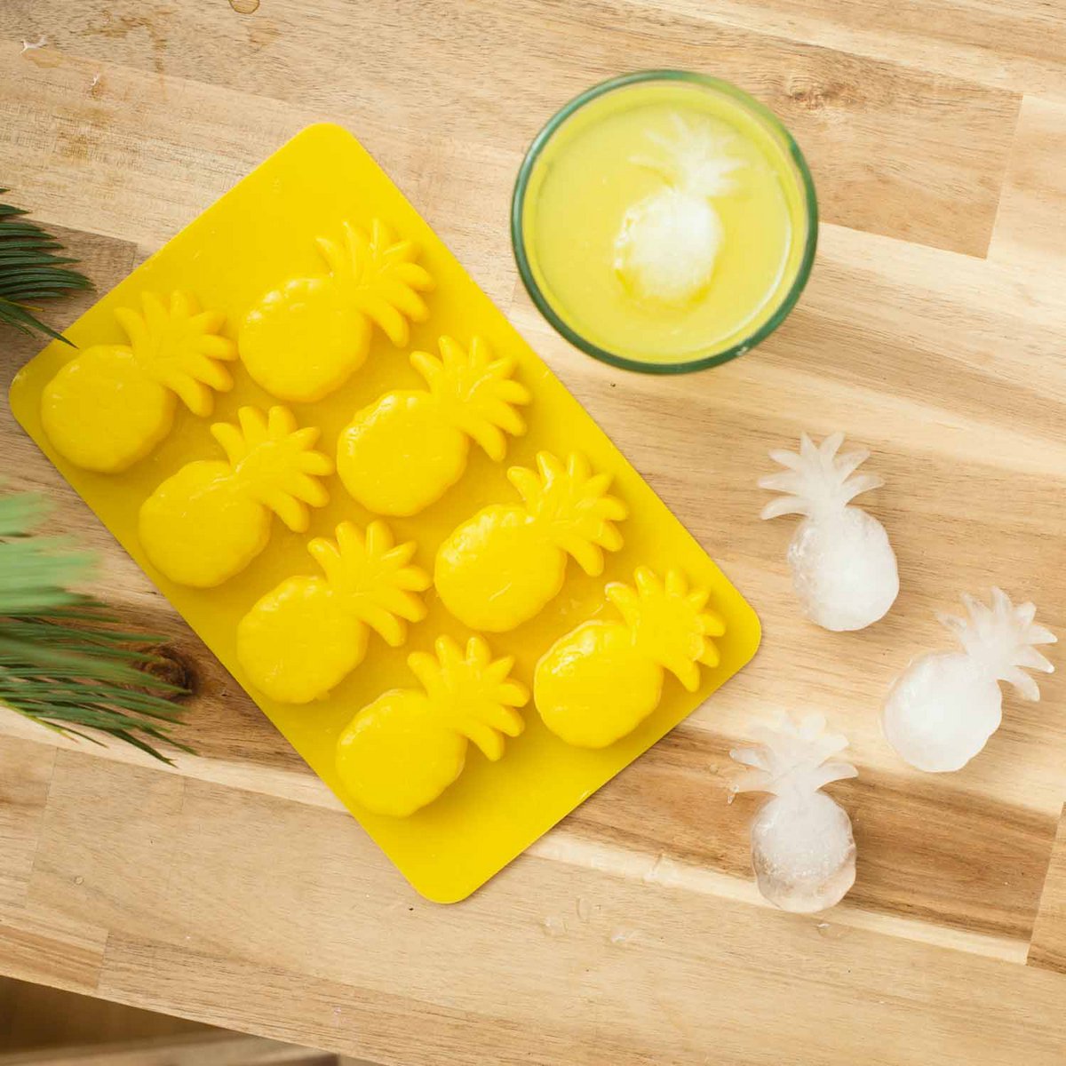 Moule silicone - glaçon ananas