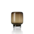 Le Vase Smoky Cube - Marron - S