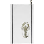 Torchon Homard Or Blanc 50 x 70