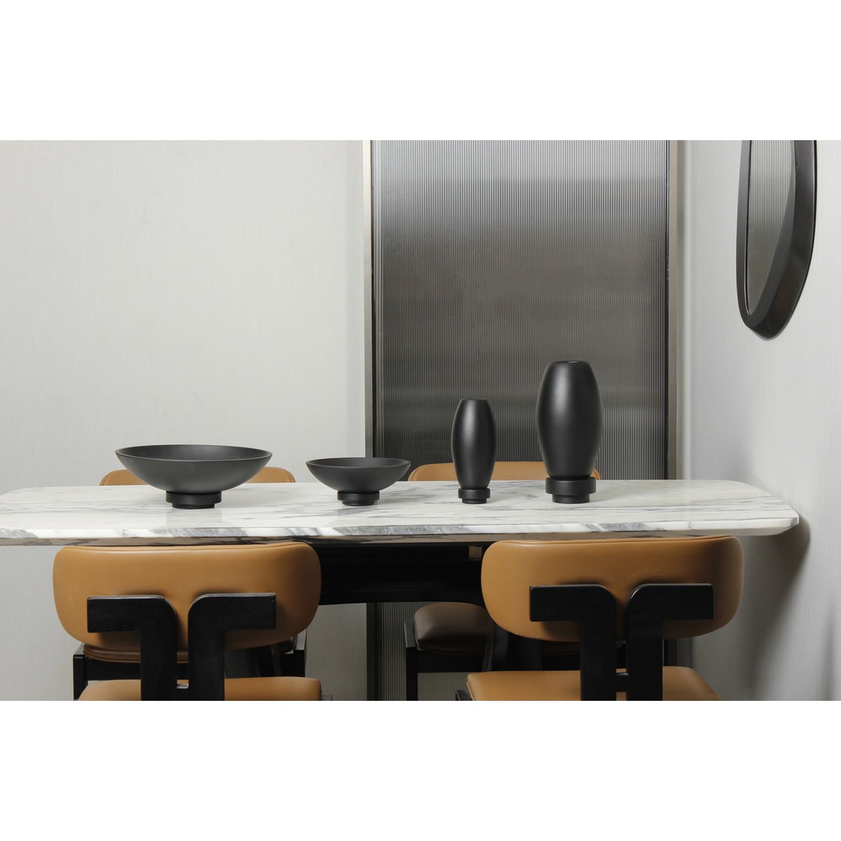Art de la Table Grand Bol Design Moderne, en micro ciment, noir, RUD12BK Zistyhome art de la table