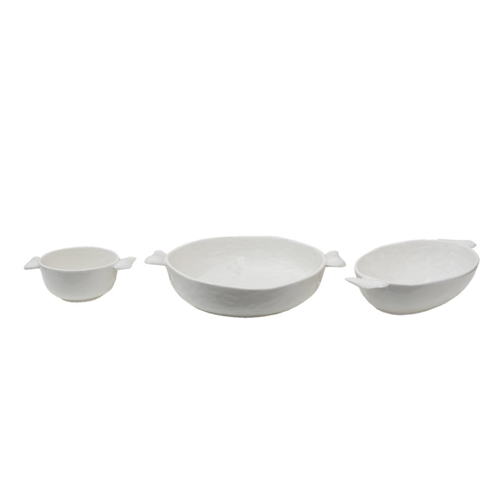 Serverschaal 800 ml avec keramiek vleugels présentationchaal