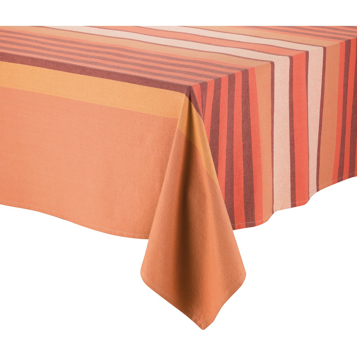 Nappe recyclée Yuna Terracotta 170 x 170