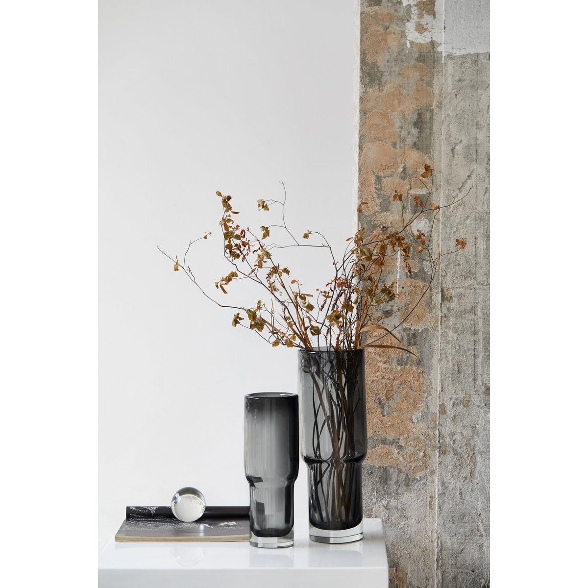 Art de la Table vase long mince, style classique moderne, verre de luxe UDINE 32GR 9mm Zistyhome art de la table
