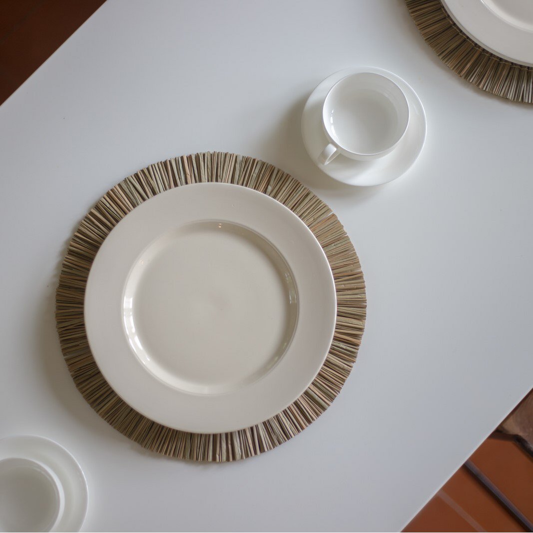 Set de table (Lot de 2, 4 ou 6) 35 cm | Set de table ALANG en jonc de mer