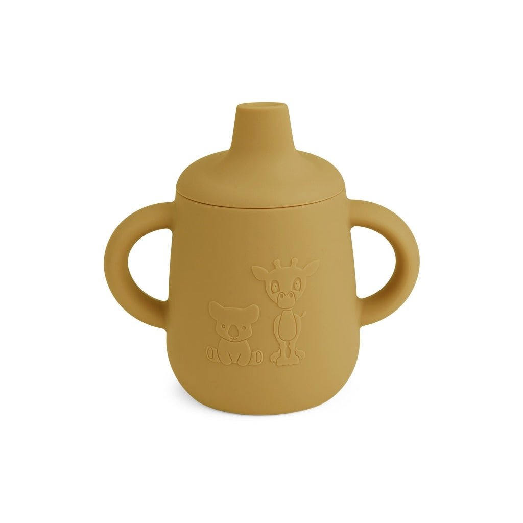 Gobelet en silicone Aiko avec couvercle sippy