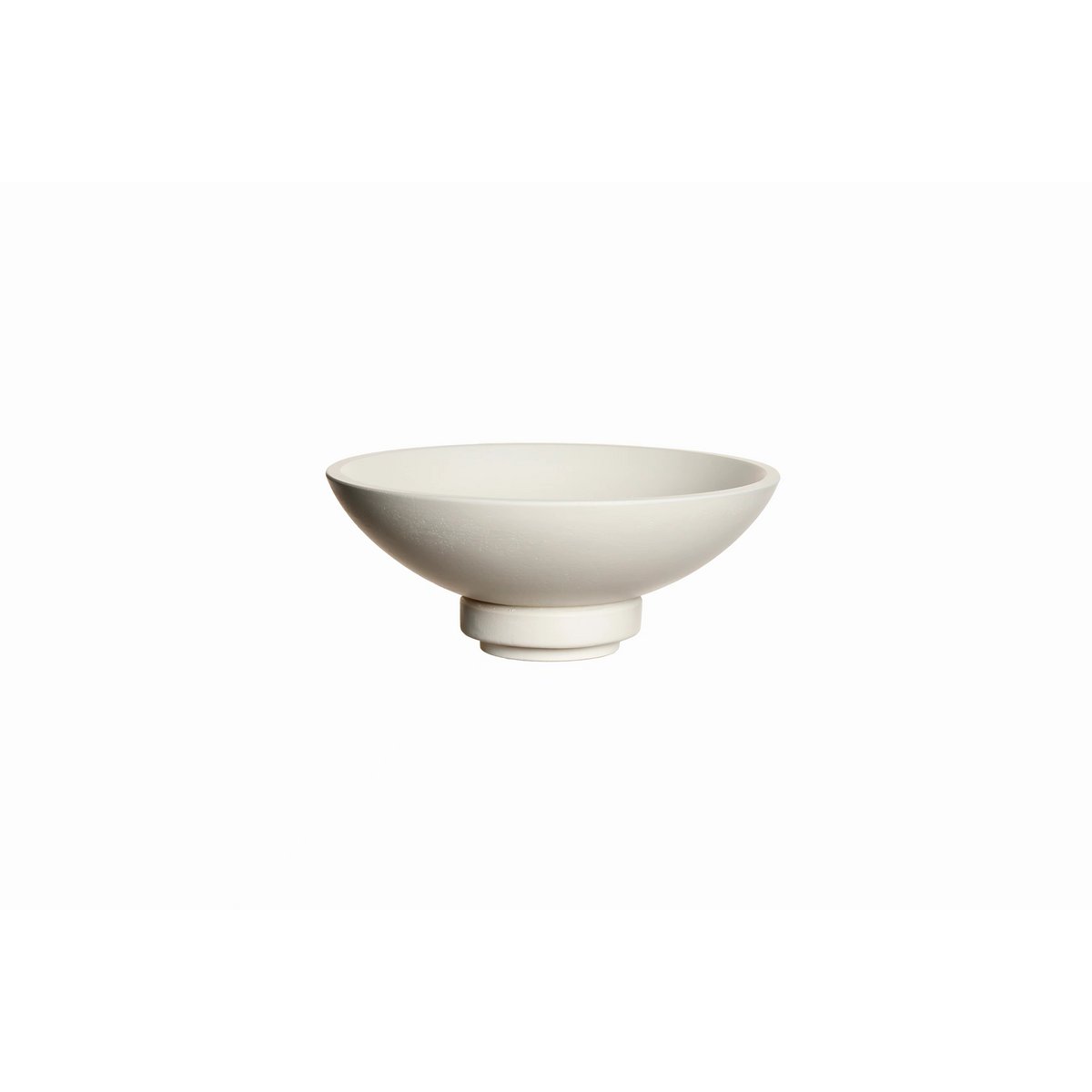 Grand Bol Design Moderne, en micro ciment, noir, RUD12WH