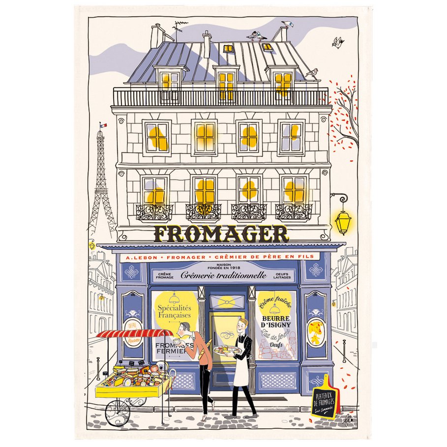Torchon Façade Fromager Ecru 48 X 72