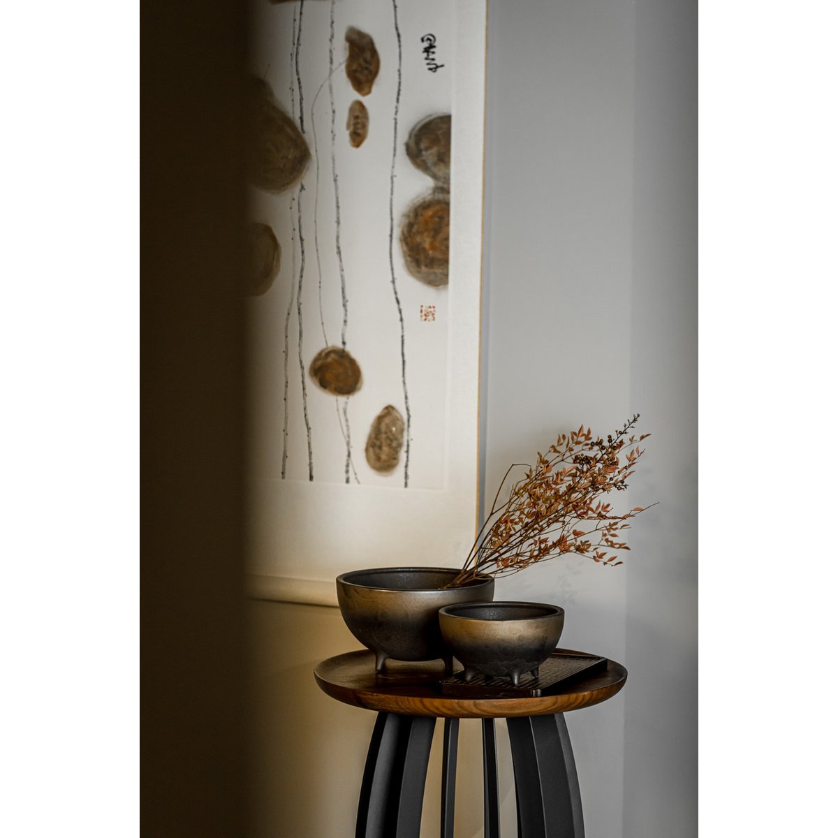 New large modern ceramic bowl by Glob East + West, OTA10BB