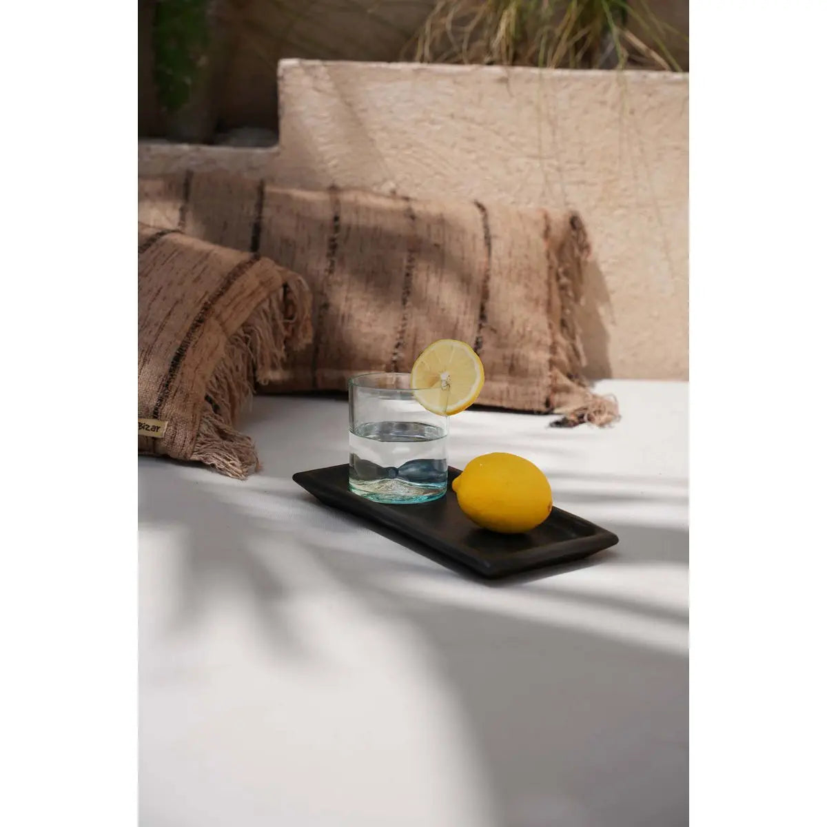 Assiette à Sushi Brûlée - Noir - L Bazar Bizar Living