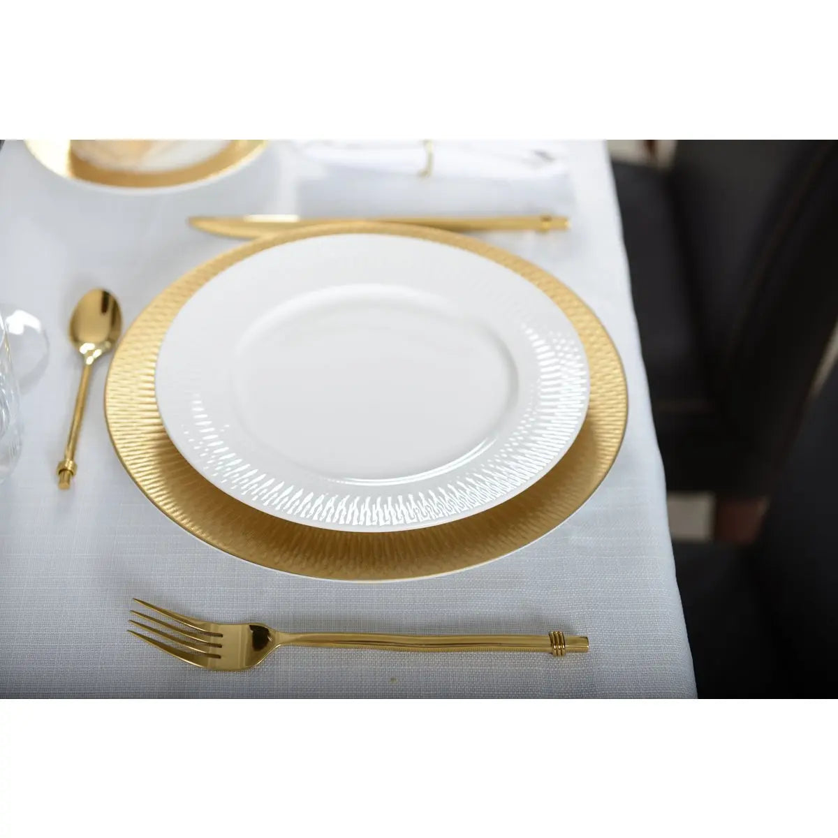 Assiette a dessert blanche princesse AULICA