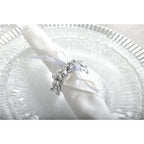 Assiette à dessert flash argent 21cm AULICA