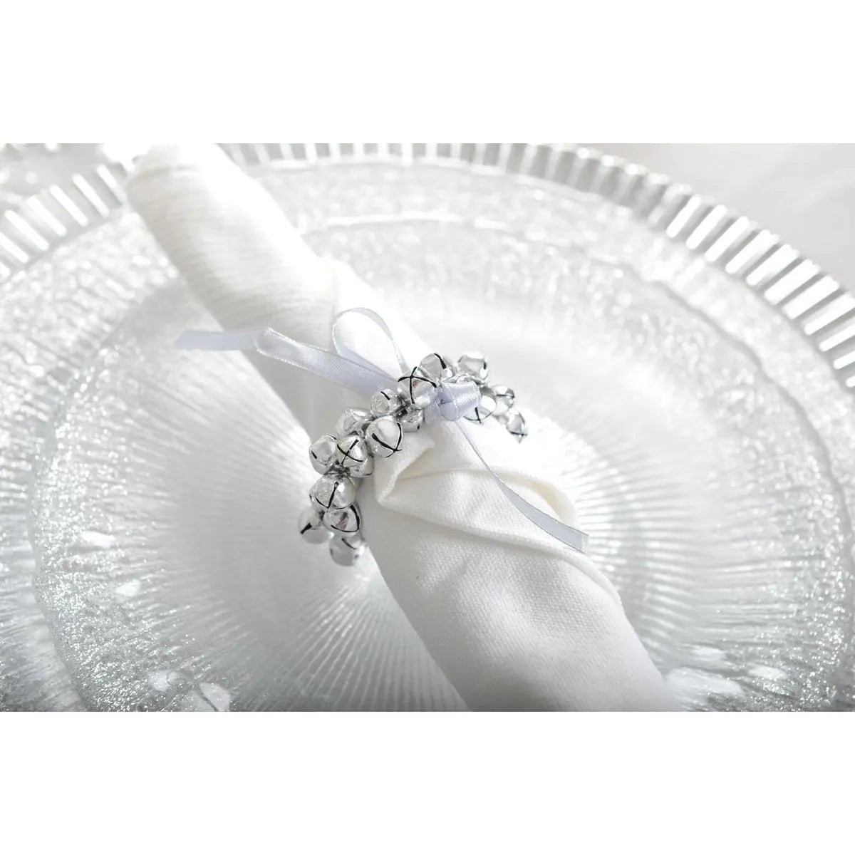 Assiette à dessert flash argent 21cm AULICA